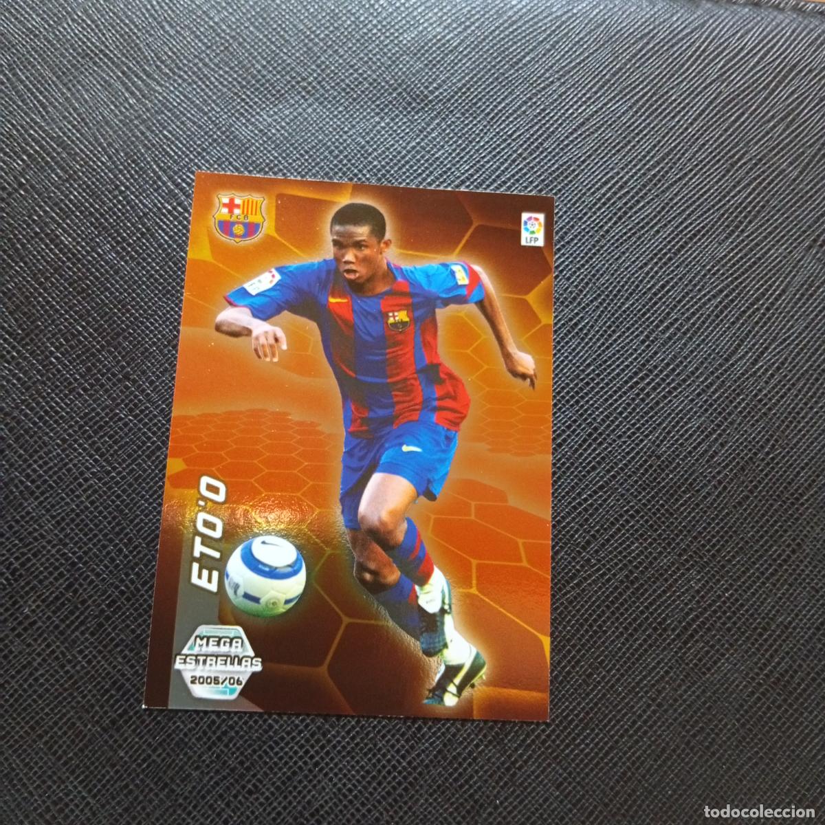 Fu&szlig;ball-Sticker: 390 ETOO BARCELONA PANINI MEGACRACKS 05 06 CROMO FUTBOL 2005 2006 - A213 PG415