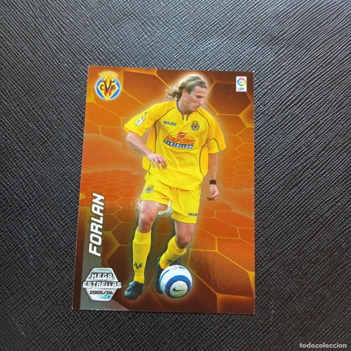 Fu&szlig;ball-Sticker: 392 FORLAN VILLARREAL PANINI MEGACRACKS 05 06 CROMO FUTBOL 2005 2006 - A213 PG415