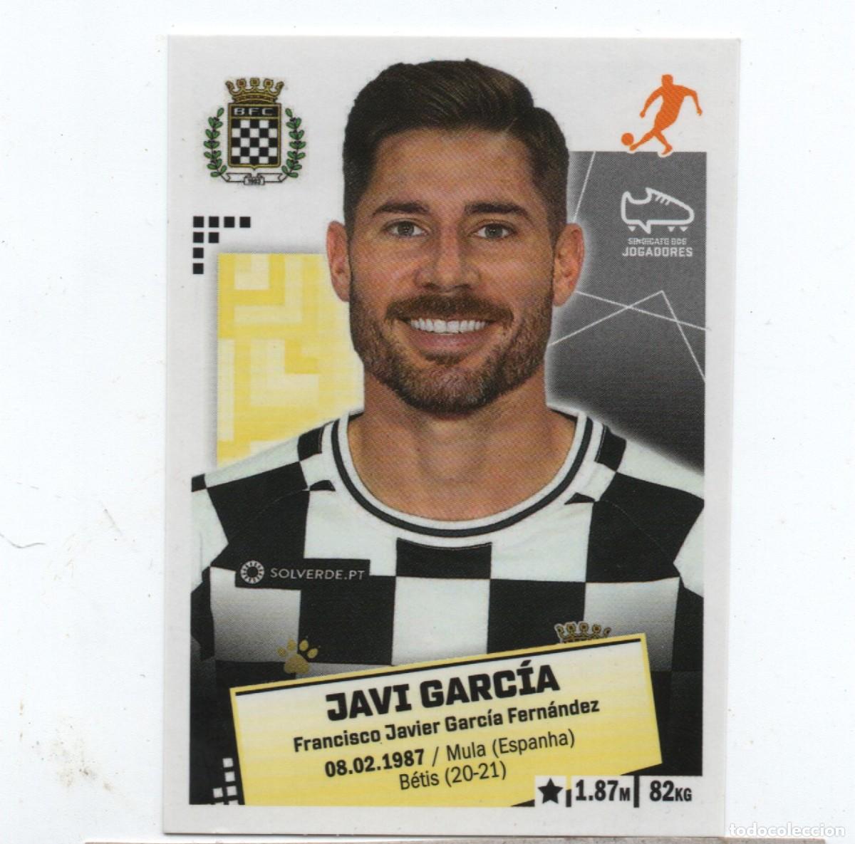Cromos de f&uacute;tbol: PORTUGAL PANINI FOOTBALL STICKER LIGA NOS 2020-21 # 63 JAVI GARC&Iacute;A, BOAVISTA, VERY GOOD CONDITION