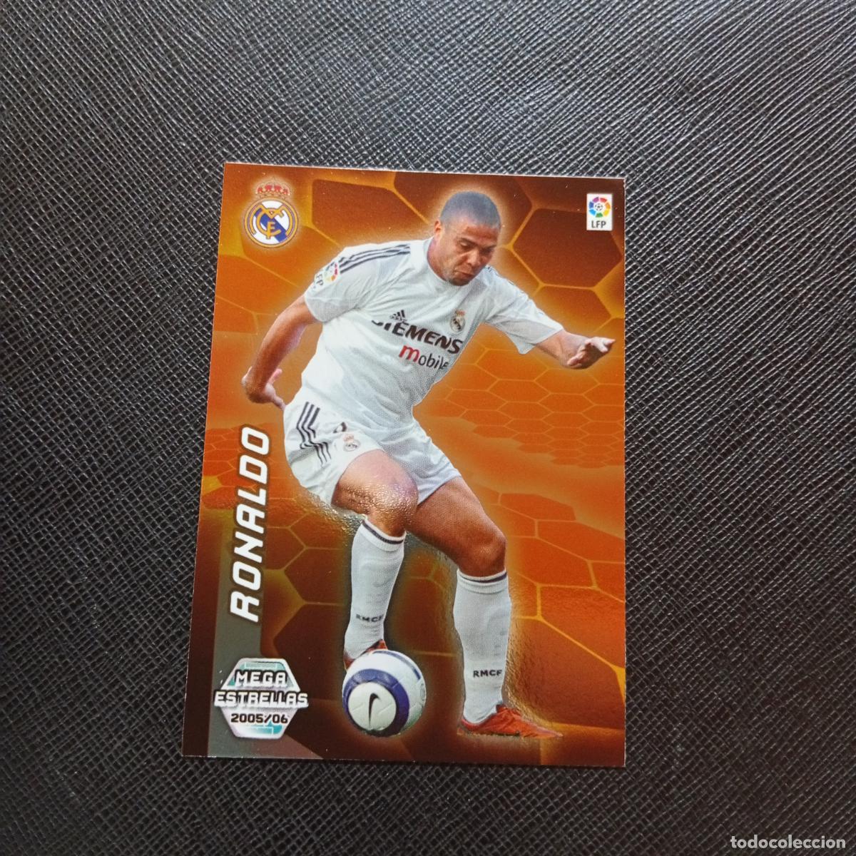 Cromos de f&uacute;tbol: 393 RONALDO REAL MADRID PANINI MEGACRACKS 05 06 CROMO FUTBOL 2005 2006 - A213 PG415