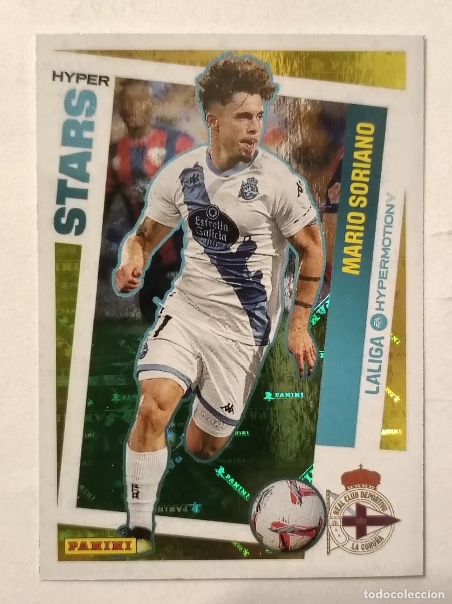 Cromos de f&uacute;tbol: #450 MARIO SORIANO HYPER STARS (DEPORTIVO CORU&Ntilde;A) LIGA HYPERMOTION 24/25 PANINI