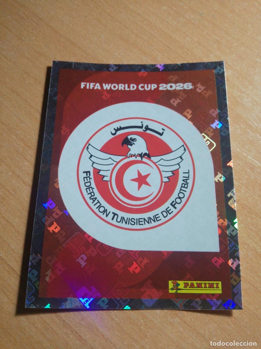 Cromos de f&uacute;tbol: TUN 1 ESCUDO DE TUNEZ TUNEZ MUNDIAL FIFA WORLD CUP 2026 26 PANINI STICKERS NUEVO