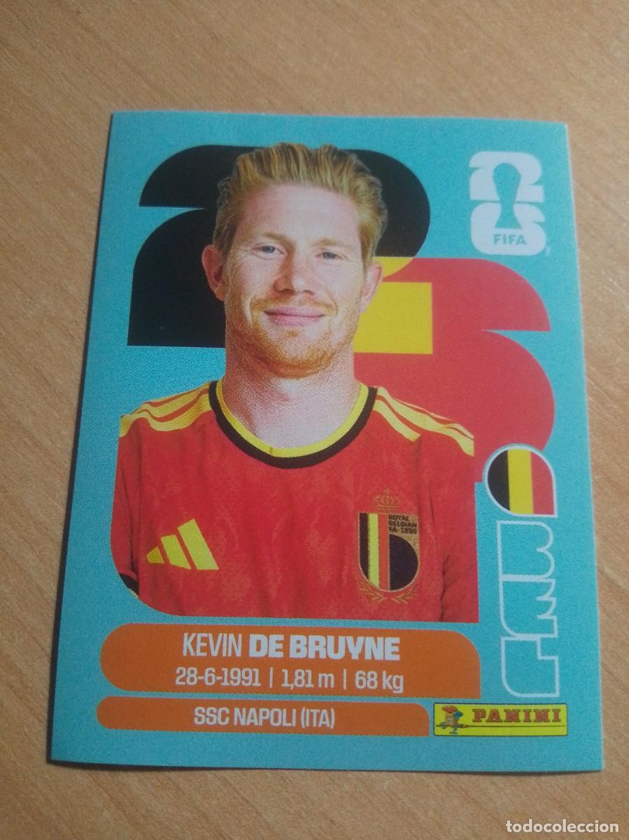 Cromos de f&uacute;tbol: KEVIN DE BRUYNE BELGICA BEL 15 MUNDIAL FIFA WORLD CUP 2026 26 PANINI STICKERS NUEVO
