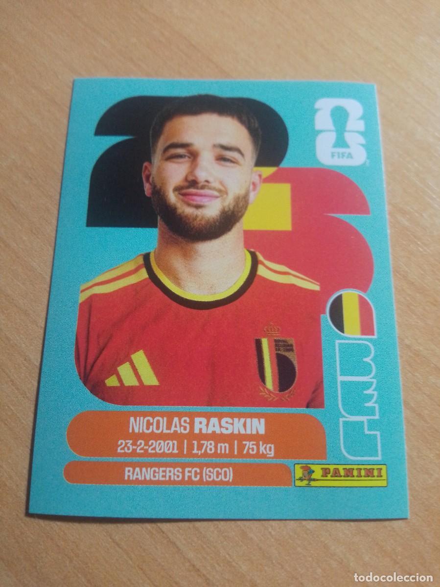 Cromos de f&uacute;tbol: RASKIN B&Eacute;LGICA BEL 11 MUNDIAL FIFA WORLD CUP 2026 26 PANINI STICKERS NUEVO