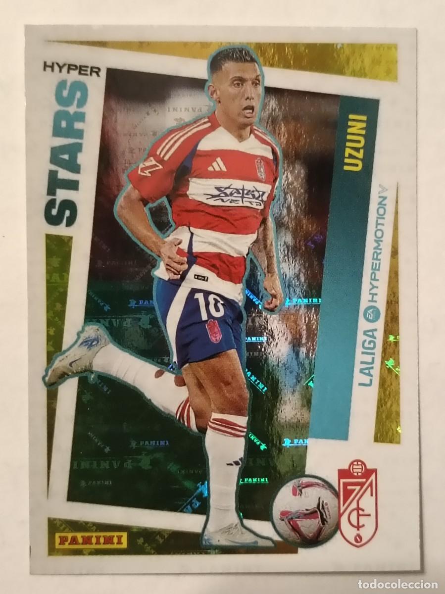 Cromos de f&uacute;tbol: #464 UZUNI HYPER STARS (GRANADA C.F.) LIGA HYPERMOTION 24/25 PANINI
