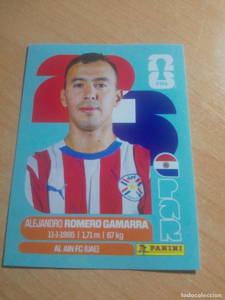 Cromos de f&uacute;tbol: PAR 16 ROMERO GAMARRA PARAGUAY MUNDIAL FIFA WORLD CUP 2026 26 PANINI STICKERS NUEVO