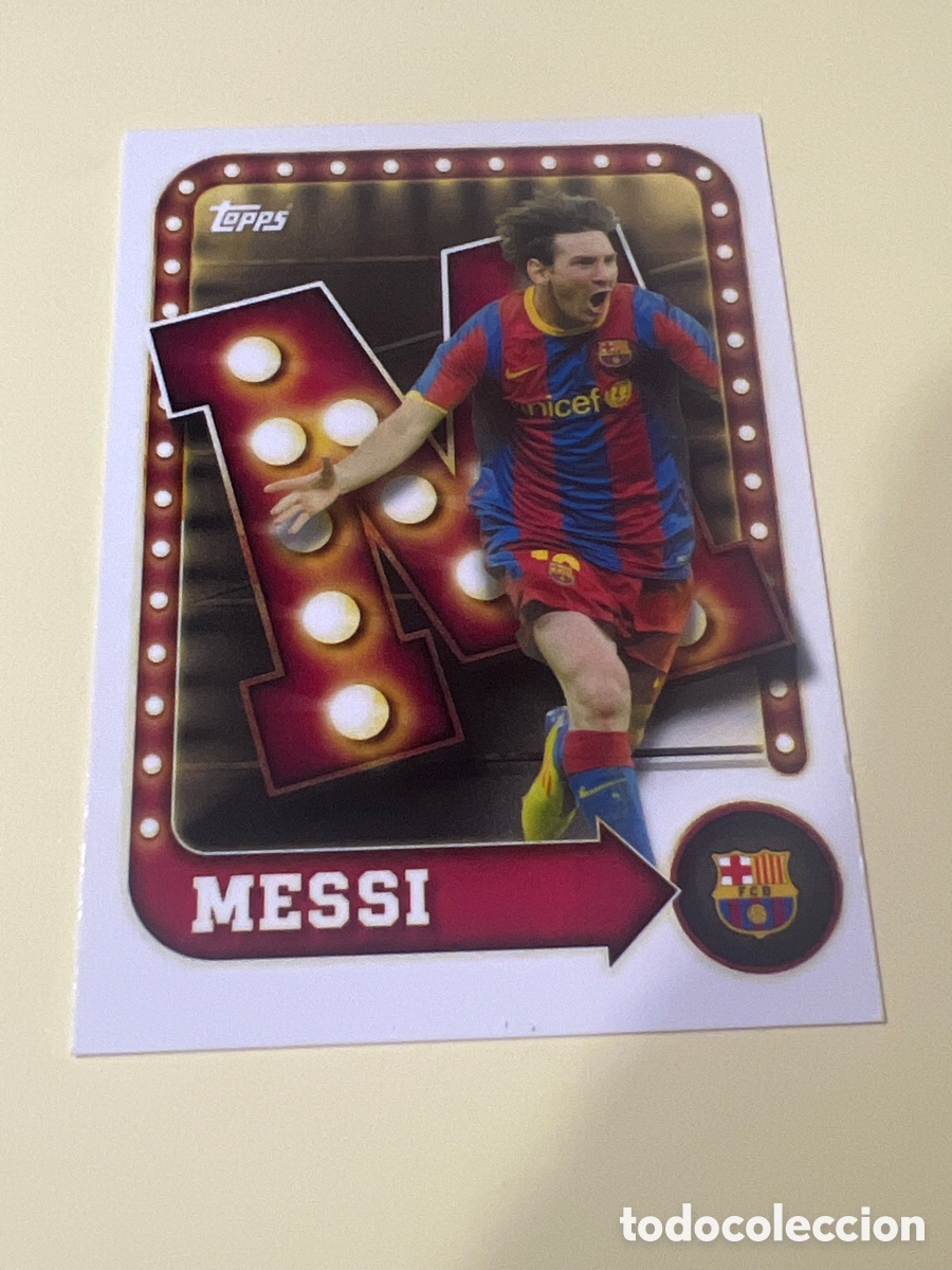 Cromos de f&uacute;tbol: C8634. Lionel Messi Letra M #27 | 2025-26 Topps FC Barcelona