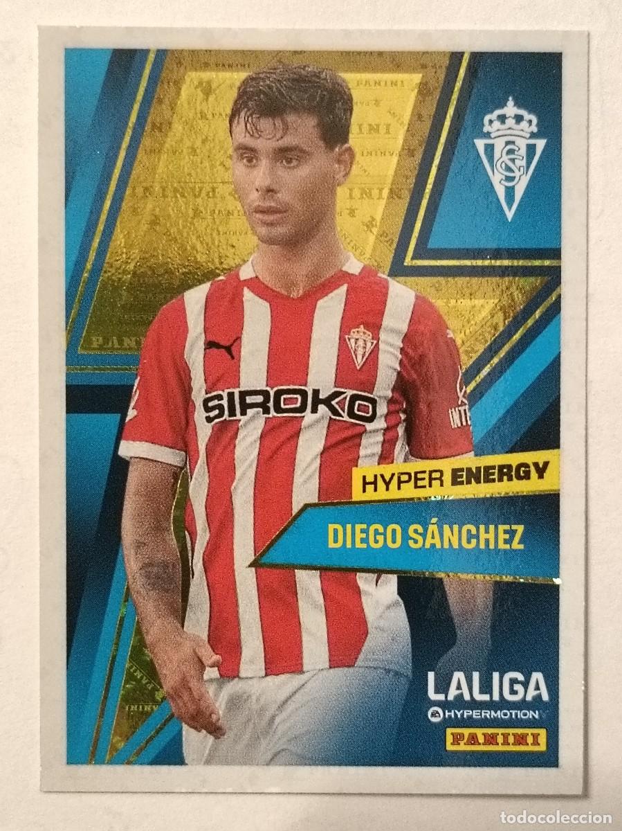 Cromos de f&uacute;tbol: #467 DIEGO SANCHEZ HYPER ENERGY (SPORTING GIJON) LIGA HYPERMOTION 24/25 PANINI
