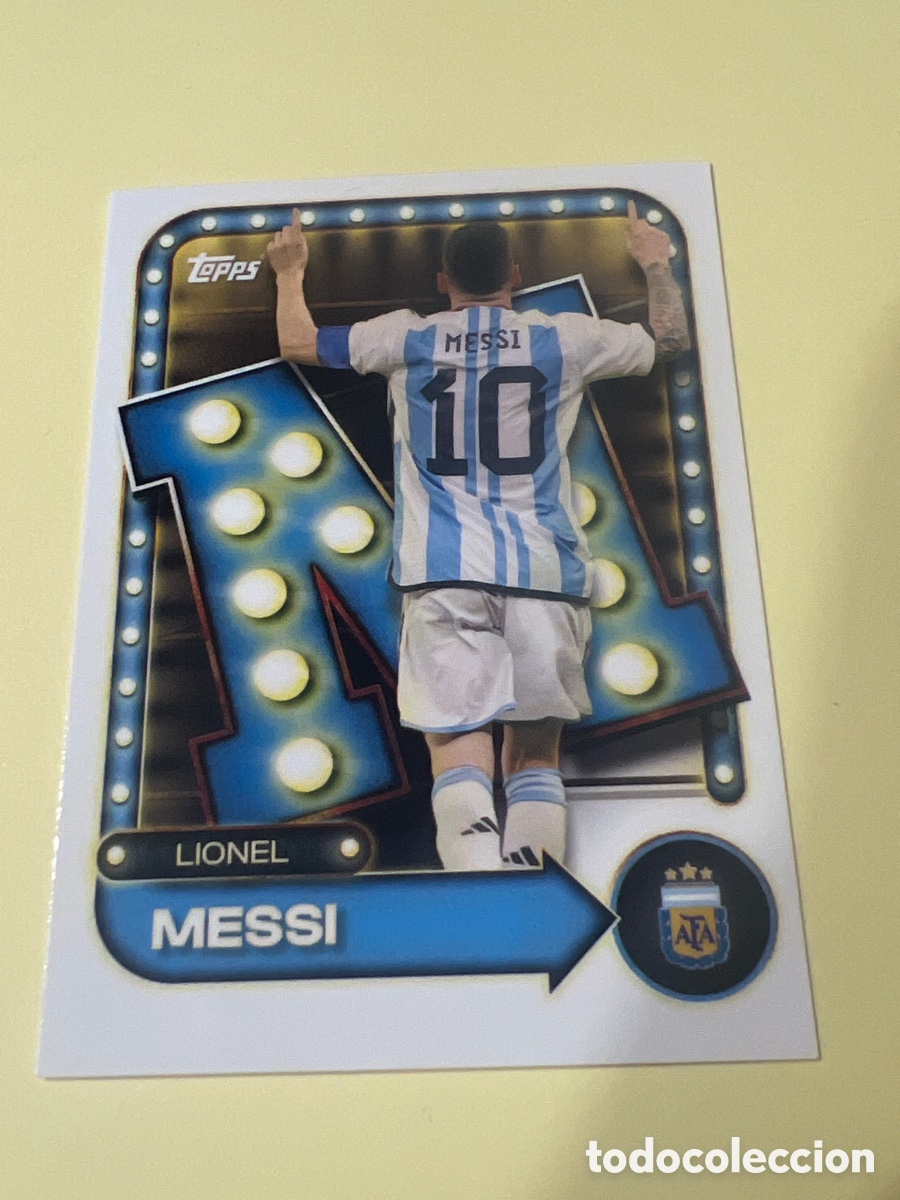 Cromos de f&uacute;tbol: C8638. CROMO CARD TOPPS 2026 LIONEL MESSI 26 ARGENTINA AFA