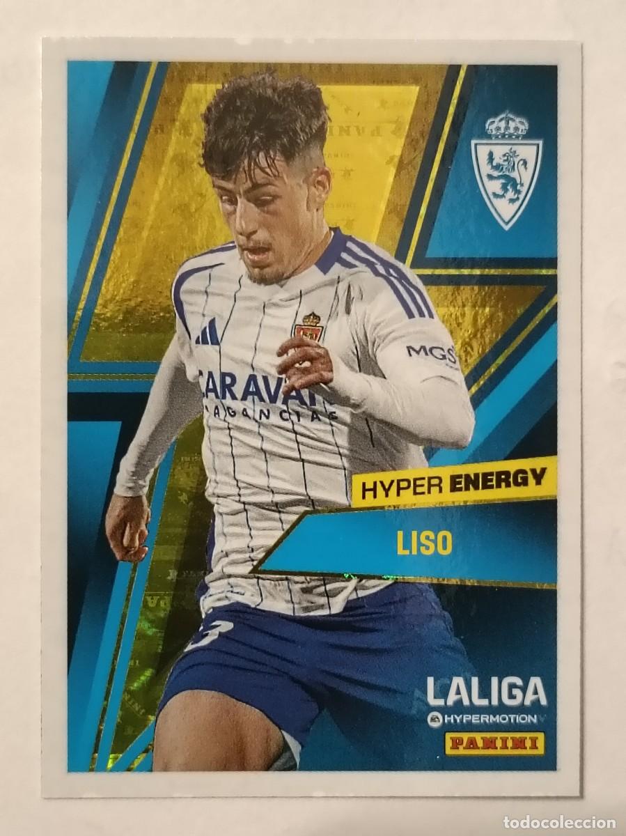 Cromos de f&uacute;tbol: #468 LISO HYPER ENERGY (REAL ZARAGOZA) LIGA HYPERMOTION 24/25 PANINI