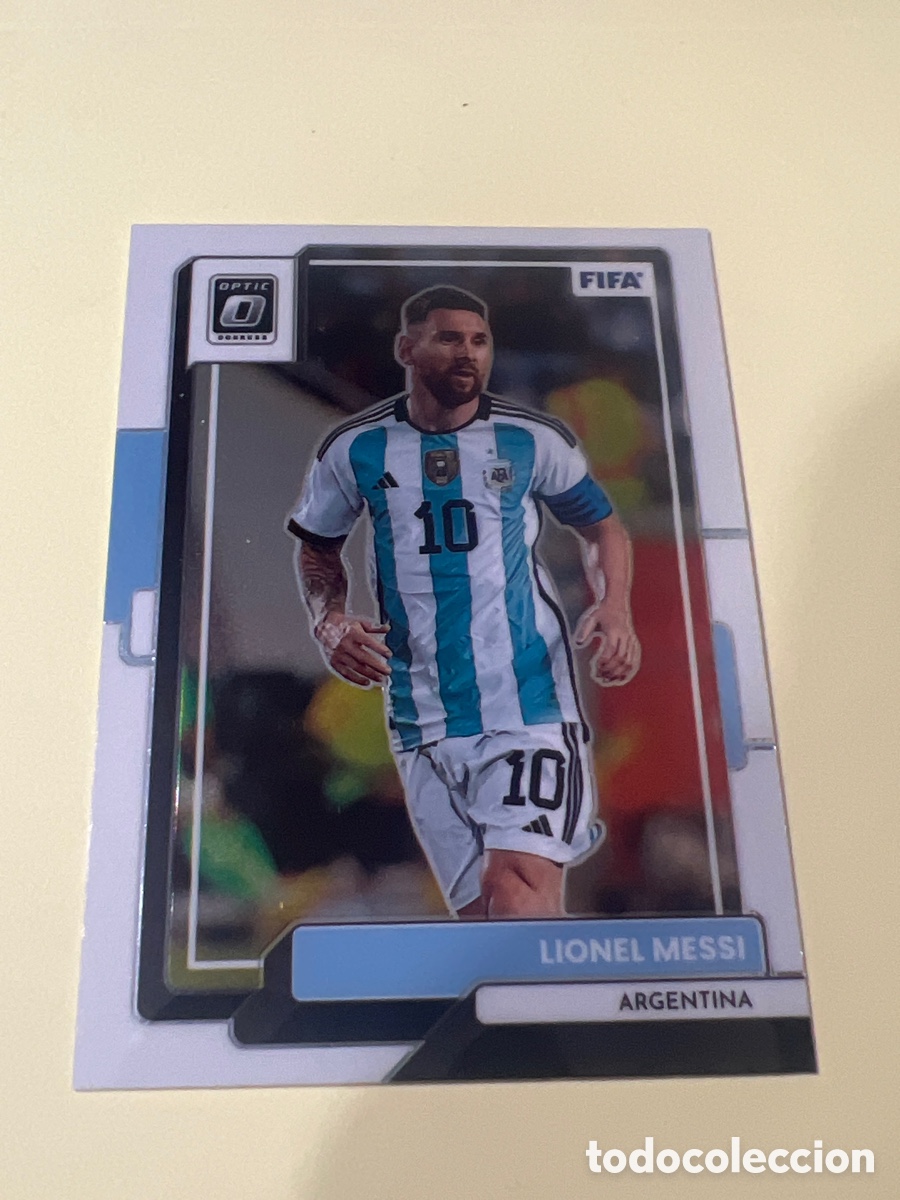 Cromos de f&uacute;tbol: 10 optic MESSI ARGENTINA F&Uacute;TBOL CLUB BARCELONA PSG OPTIC 2022 2023 22 23 FIFA CROMOS DONRUSS PANINI