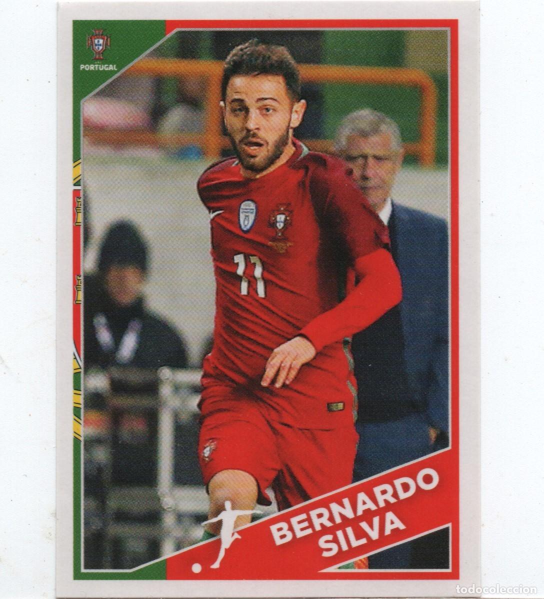 Cromos de f&uacute;tbol: PORTUGAL PANINI FOME DE VENCER (CONTINENTE) # 62 BERNARDO SILVA, PORTUGAL, VERY GOOD CONDITION