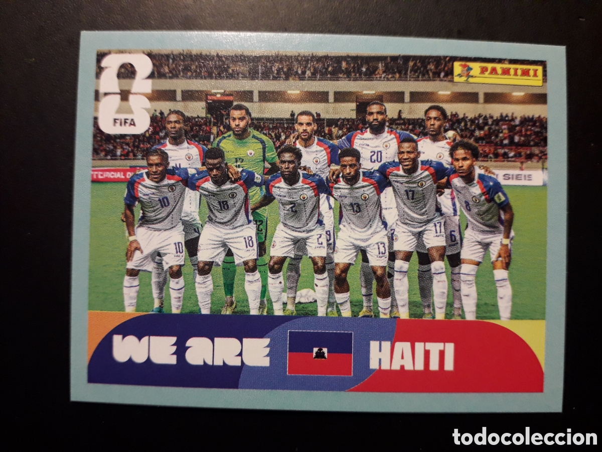 Cromos de f&uacute;tbol: EQUIPO HAIT&Iacute; HAI 13 MUNDIAL F&Uacute;TBOL 2026 FIFA WORLD CUP PANINI SIN PEGAR PEDIDO M&Iacute;NIMO 3&euro;