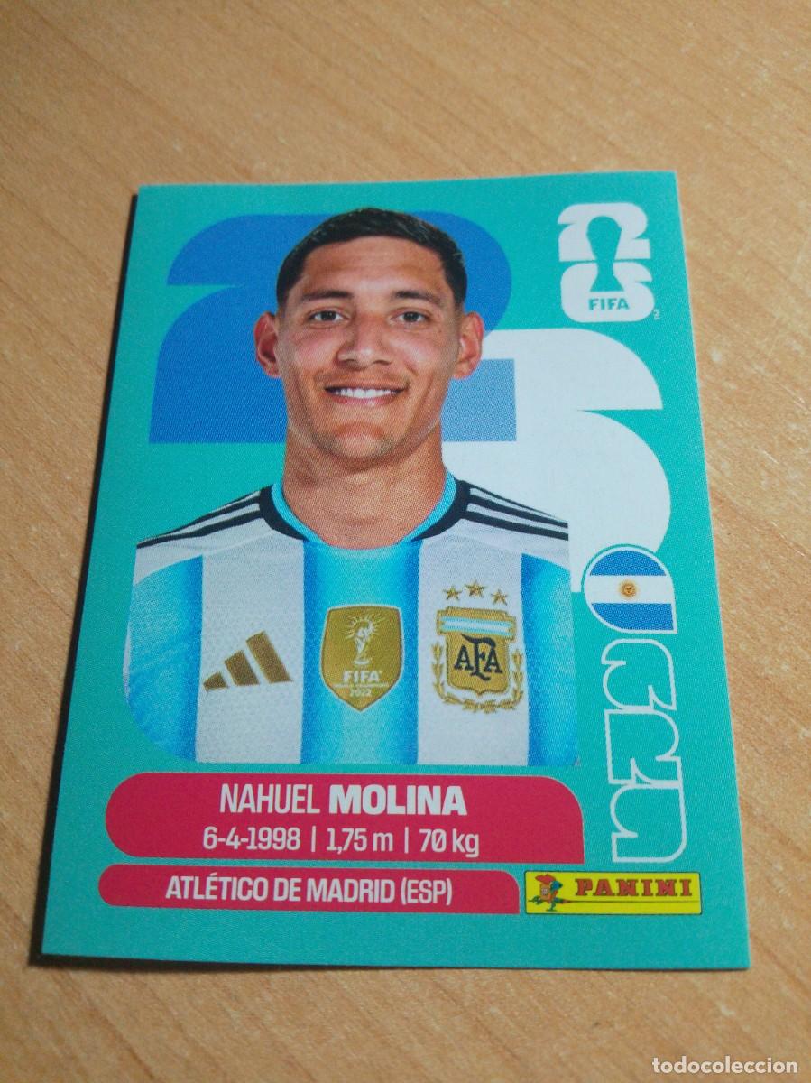 Cromos de f&uacute;tbol: ARG 3 NAHUEL MOLINA ARGENTINA MUNDIAL FIFA WORLD CUP 2026 26 PANINI STICKERS NUEVO