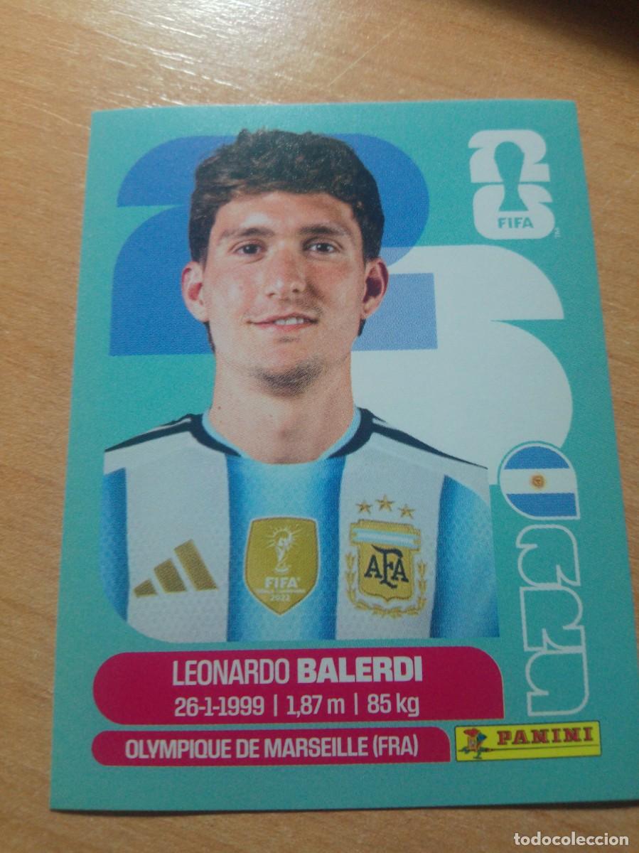 Cromos de f&uacute;tbol: BALERDI ARG 7 ARGENTINA MUNDIAL FIFA WORLD CUP 2026 26 PANINI STICKERS NUEVO