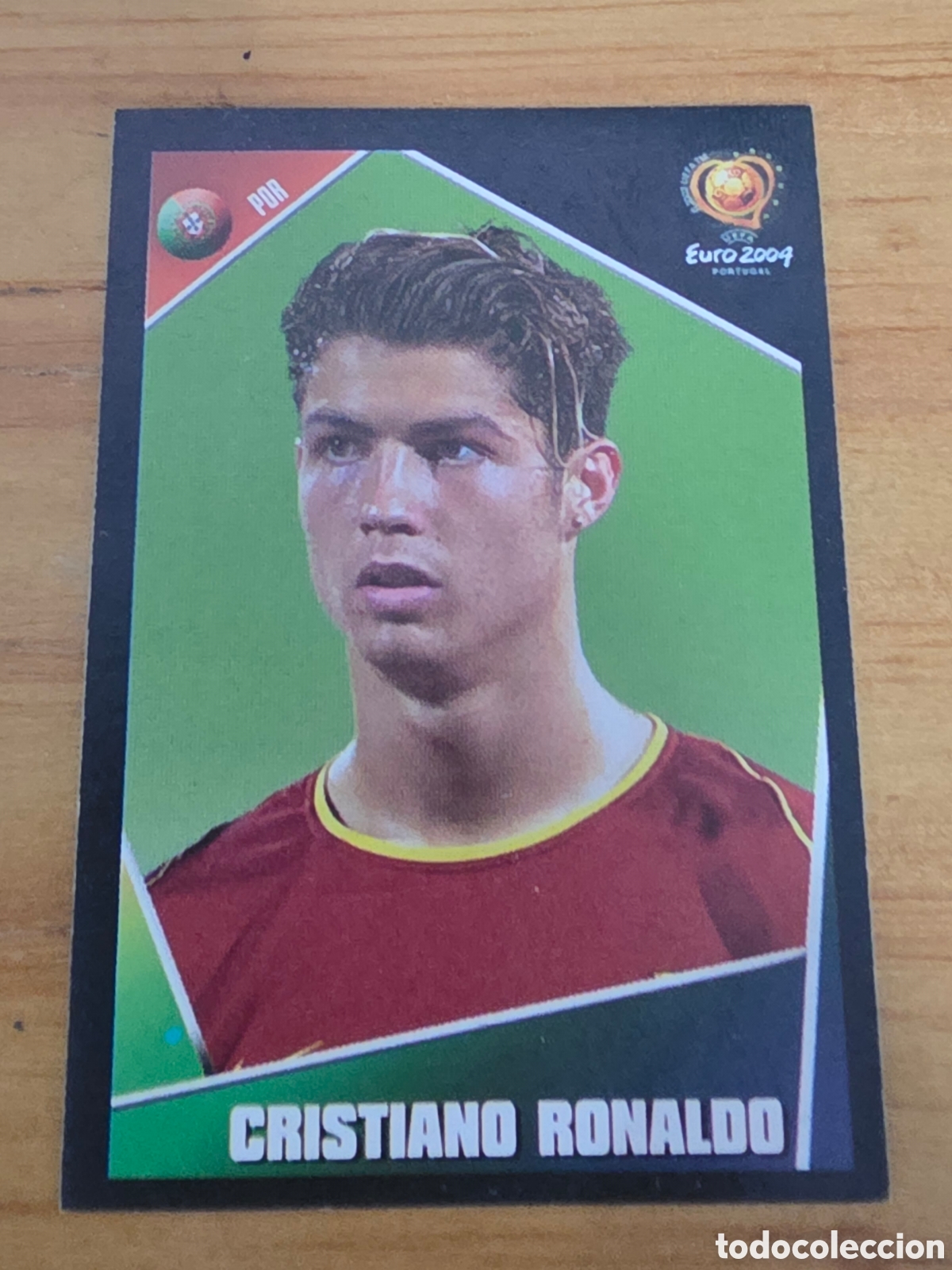 Cromos de f&uacute;tbol: CRISTIANO RONALDO ROKIIE EURO 2004 - IMPECABLE ALTA COLECCION