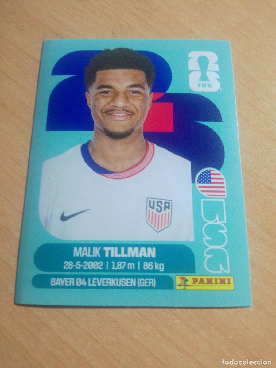 Cromos de f&uacute;tbol: TILLMAN USA 15 MUNDIAL FIFA WORLD CUP 2026 26 PANINI STICKERS NUEVO