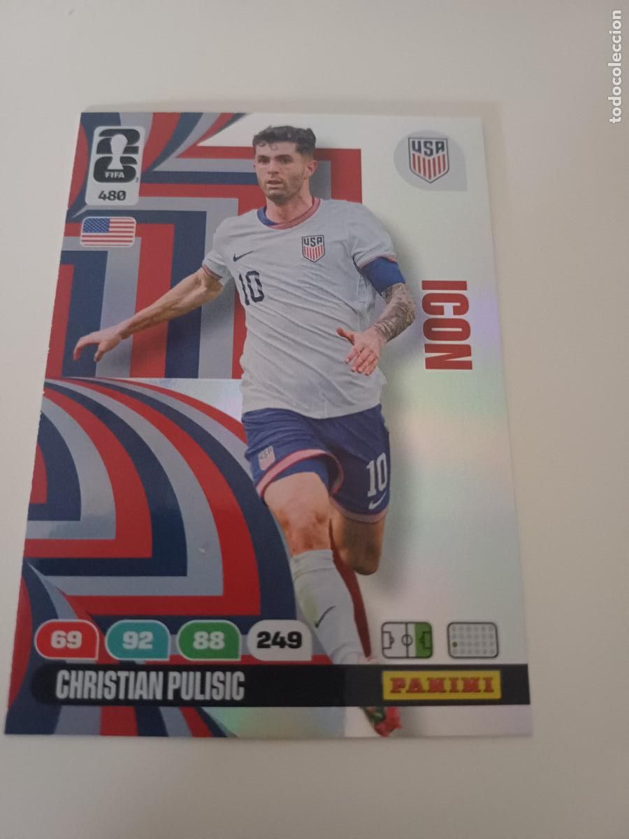 Cromos de f&uacute;tbol: 480 - USA03 - Christian Pulisic / United States