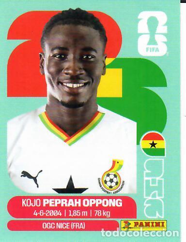 Cromos de f&uacute;tbol: CROMO PANINI MUNDIAL WORLD CUP 2026 - UPDATE SET ACTUALIZACI&Oacute;N - PEPRAH OPPONG - GHANA