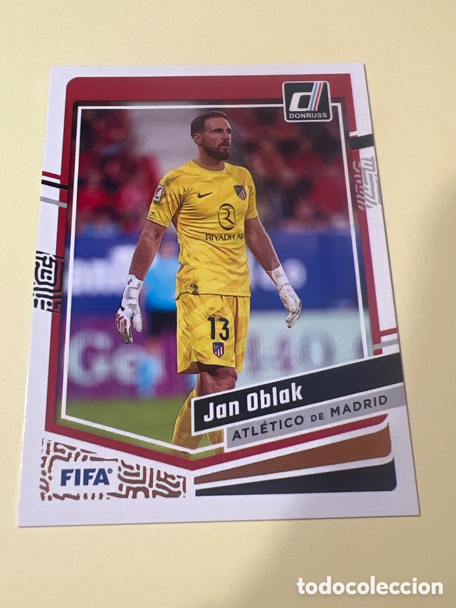 Fu&szlig;ball-Sticker: C8645. 110 OBLAK ATLETICO DE MADRID DONRUSS SOCCER FIFA 23 24 2023 2024