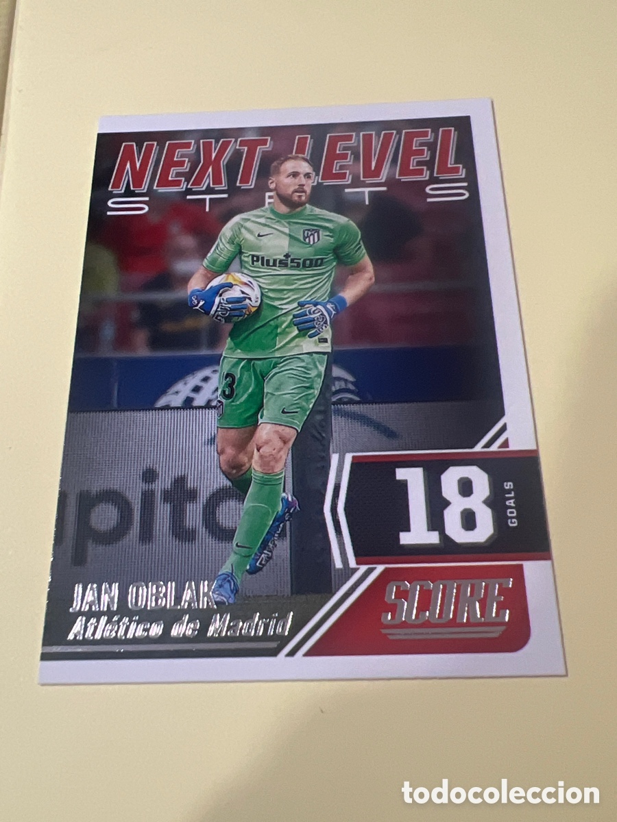 Cromos de f&uacute;tbol: C8656. N&ordm; 5 NEXT LEVEL STATS JAN OBLAK ATLETICO MADRID PANINI SCORE FIFA 2021 2022 LIGA 21 22
