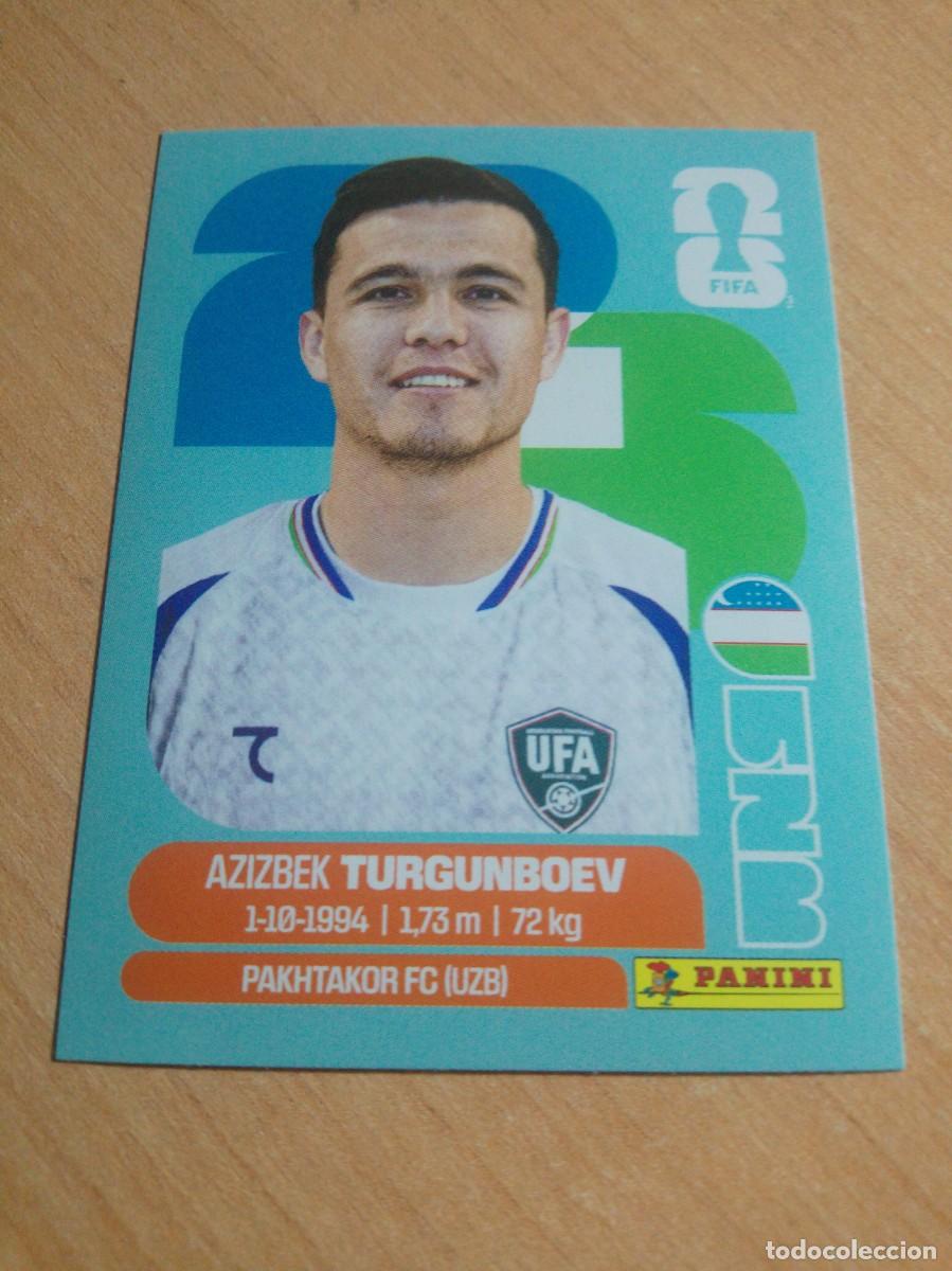 Cromos de f&uacute;tbol: TURGUNBOEV UZBEKISTAN UZB 14 MUNDIAL FIFA WORLD CUP 2026 26 PANINI STICKERS NUEVO