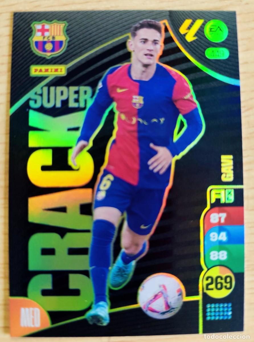 Cromos de f&uacute;tbol: CARD FOOTBALL 449 GAVI SUPER CRACK DEL BARCELONA 2024 2025 ADRENALYN XL 24 25 PANINI