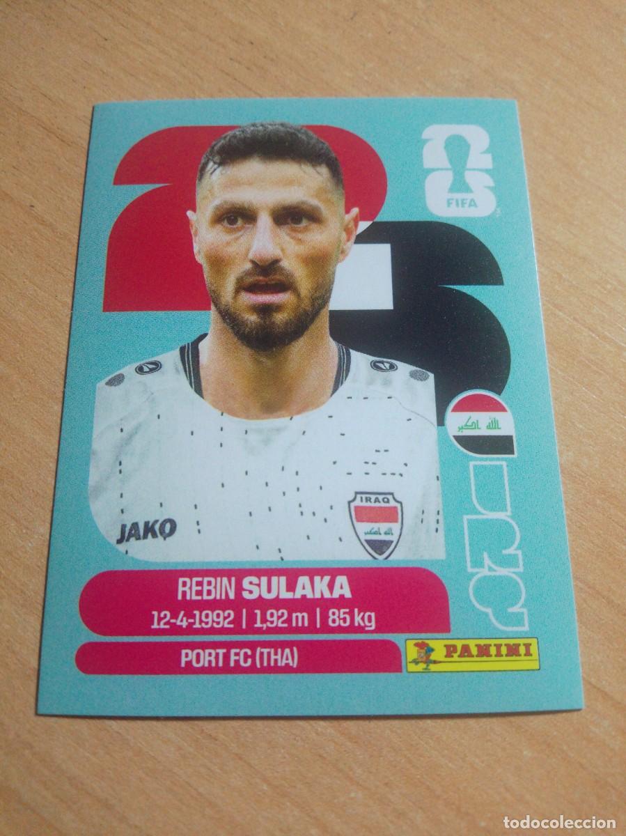 Cromos de f&uacute;tbol: IRQ 3 REBIN SULAKA IRAQ MUNDIAL FIFA WORLD CUP 2026 26 PANINI STICKERS NUEVO