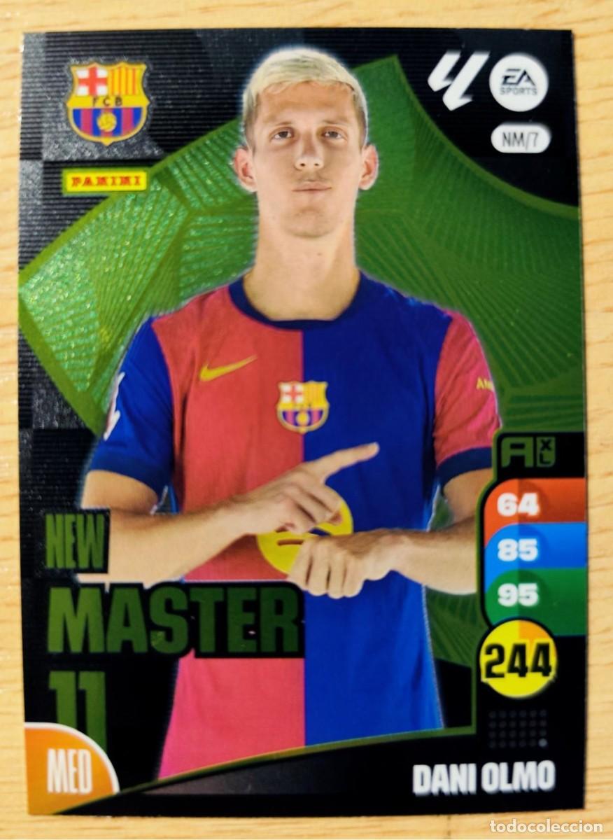 Cromos de f&uacute;tbol: CARD FOOTBALL ADRENALYN XL LA LIGA 24/25 CARD NEW MASTER 11 DANI OLMO FC BARCELONA PANINI