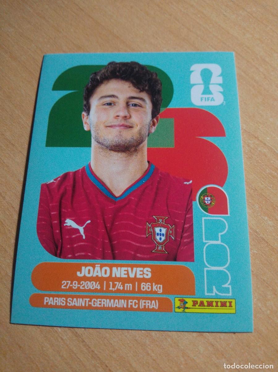 Cromos de f&uacute;tbol: POR 14 NEVES PORTUGAL MUNDIAL FIFA WORLD CUP 2026 26 PANINI STICKERS NUEVO