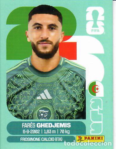 Cromos de f&uacute;tbol: CROMO PANINI MUNDIAL WORLD CUP 2026 - UPDATE SET ACTUALIZACI&Oacute;N - GHEDJEMIS - ARGELIA