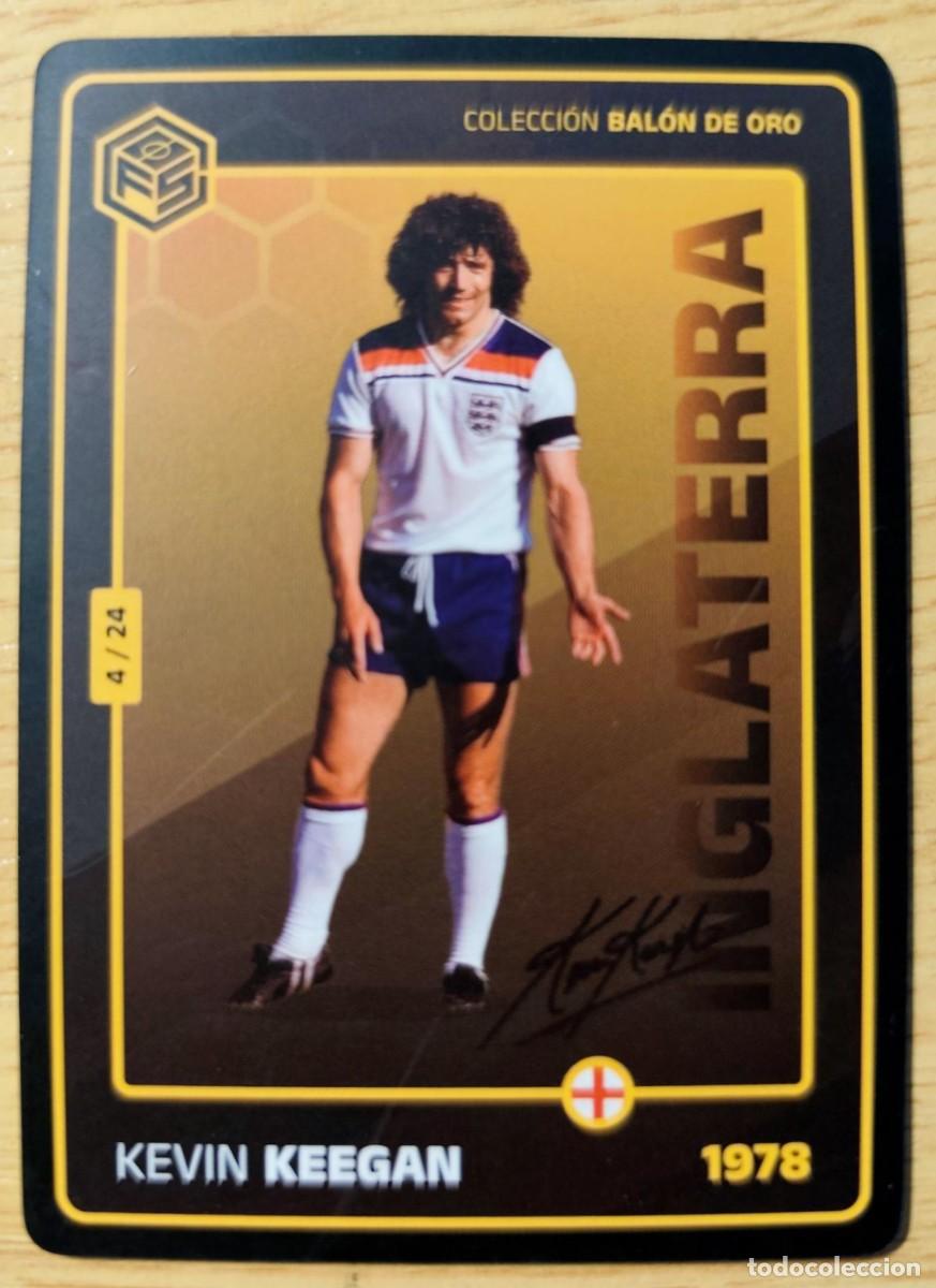 Cromos de f&uacute;tbol: CARD FOOTBALL KEVIN KEEGAN COLECCION BALON ORO 1978 4/24 INGLATERRA