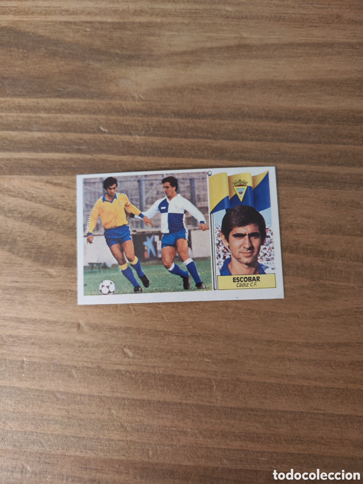 Cartes &agrave; collectionner de Football: Este 86 87 sin pegar C&aacute;diz Escobar baja