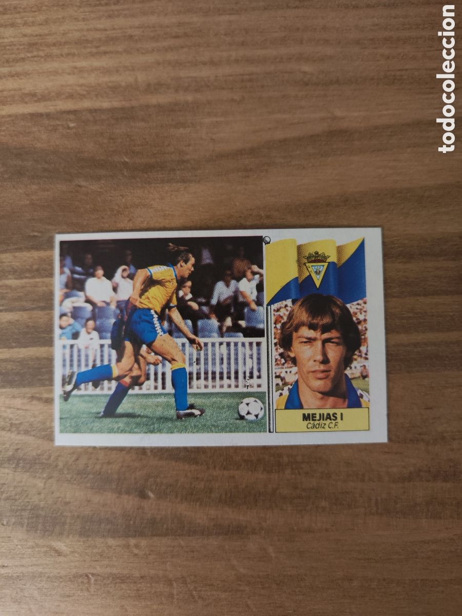 Cartes &agrave; collectionner de Football: Este 86 87 sin pegar C&aacute;diz Mej&iacute;as I baja