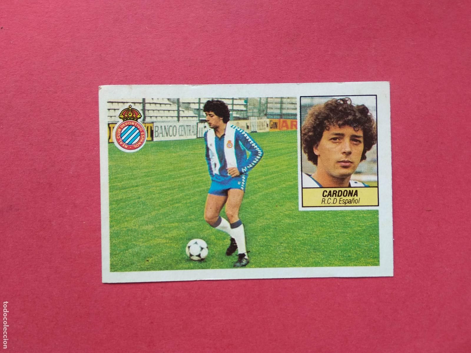 Cromos de f&uacute;tbol: EDICIONES ESTE LIGA 84 85 1984 1985 CROMO DESPEGADO FICHAJE N&ordm; 1 CARDONA ESPA&Ntilde;OL
