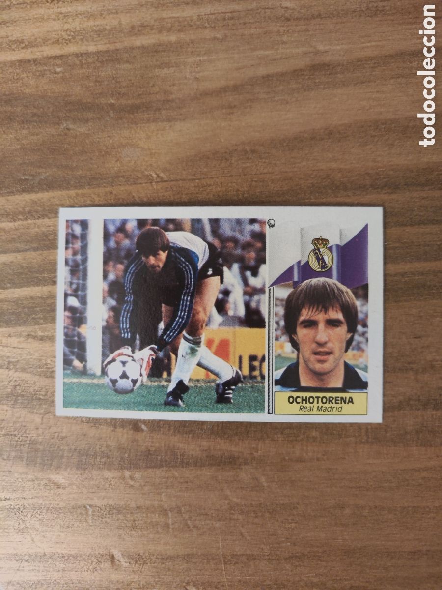 Cromos de Futebol: Este 86 87 sin pegar Real Madrid Ochotorena