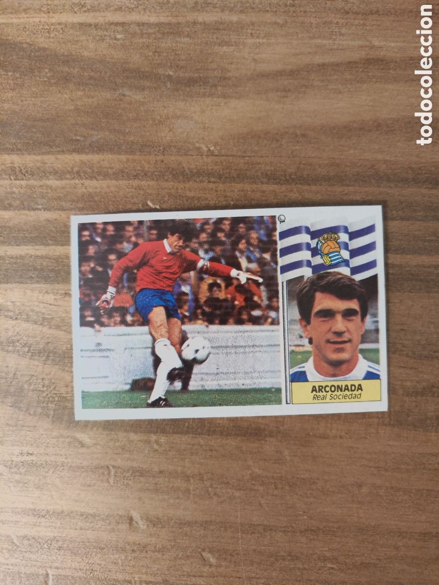 Cromos de f&uacute;tbol: Este 86 87 sin pegar Real Sociedad Arconada