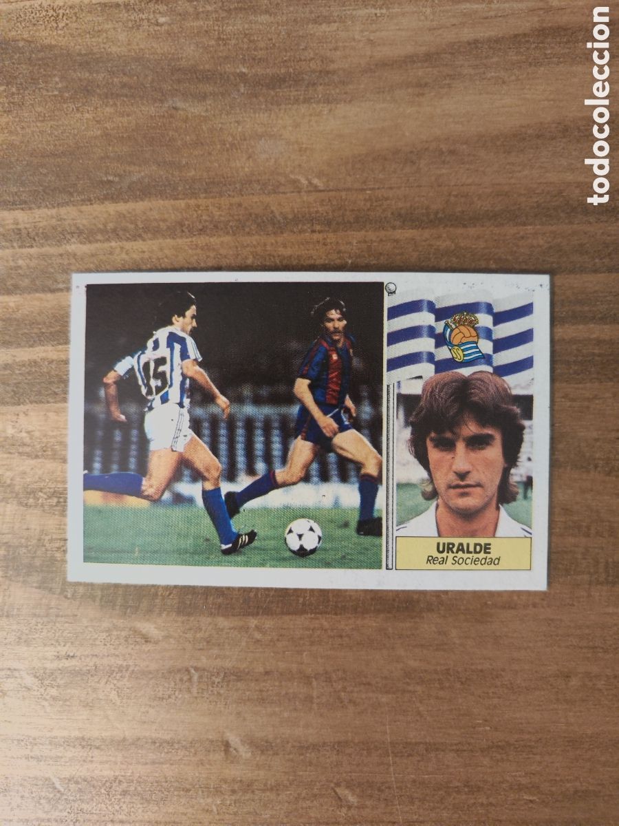 Cromos de f&uacute;tbol: Este 86 87 sin pegar Real Sociedad Uralde baja