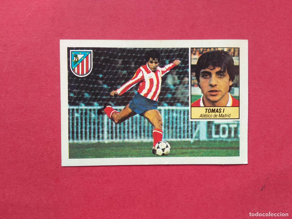 Cromos de f&uacute;tbol: EDICIONES ESTE LIGA 84 85 1984 1985 CROMO DESPEGADO FICHAJE N&ordm; 5 TOMAS I 1 ATLETICO DE MADRID