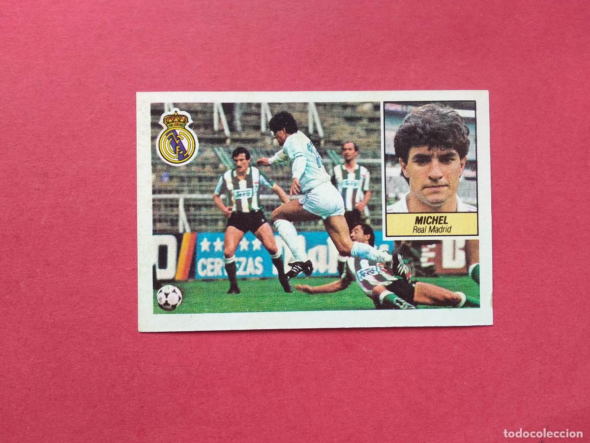 Cromos de f&uacute;tbol: EDICIONES ESTE LIGA 84 85 1984 1985 CROMO DESPEGADO FICHAJE N&ordm; 6 MICHEL REAL MADRID