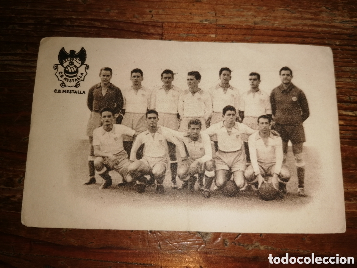 Cromos de f&uacute;tbol: C. D. MESTALLA - Temporada 1950-51 - Jos&eacute; L&oacute;pez Luis