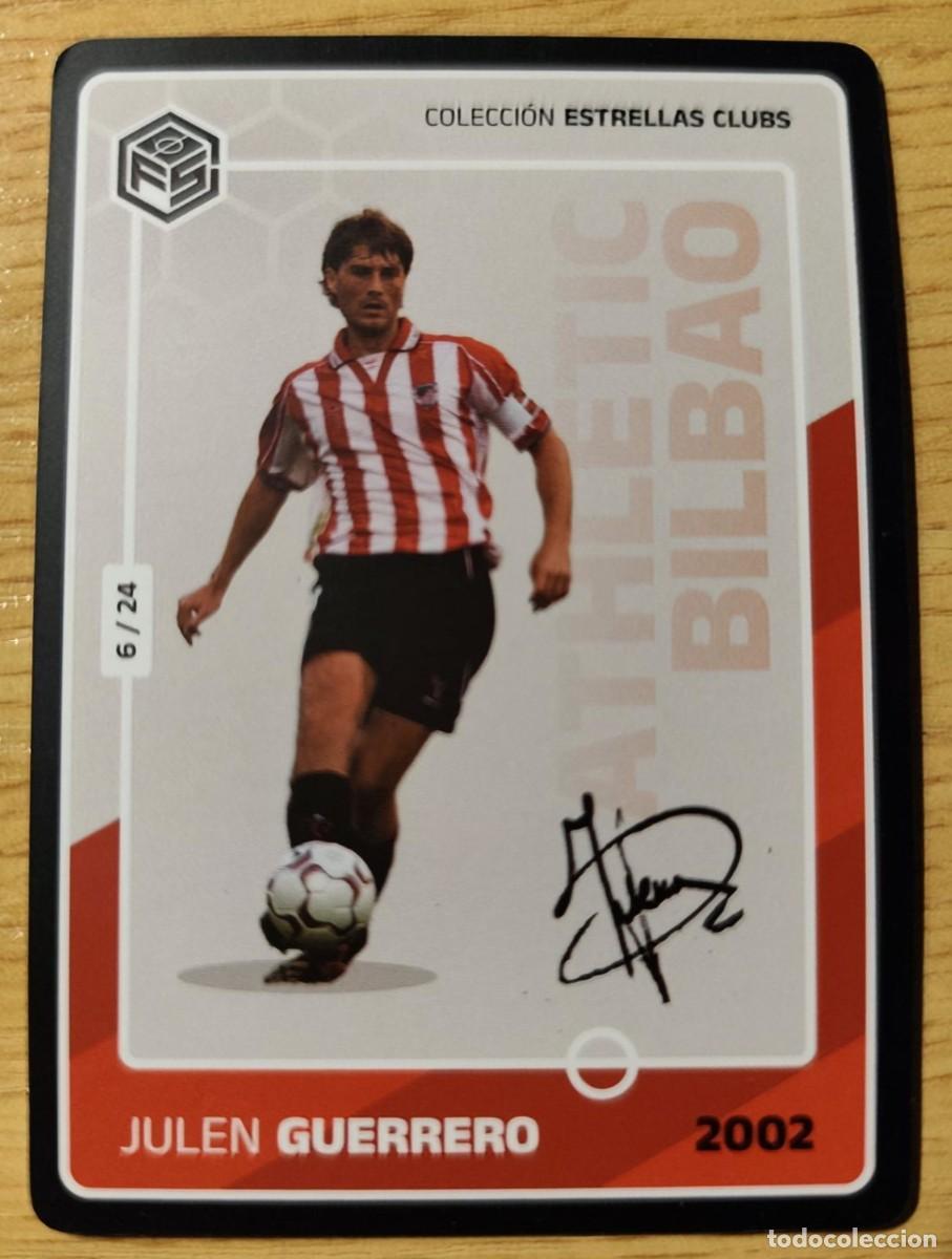Cromos de f&uacute;tbol: CARD FOOTBALL JULEN GUERRERO ATHLETIC BILBAO COLECCION ESTRELLAS DE CLUBS 2002 6/24