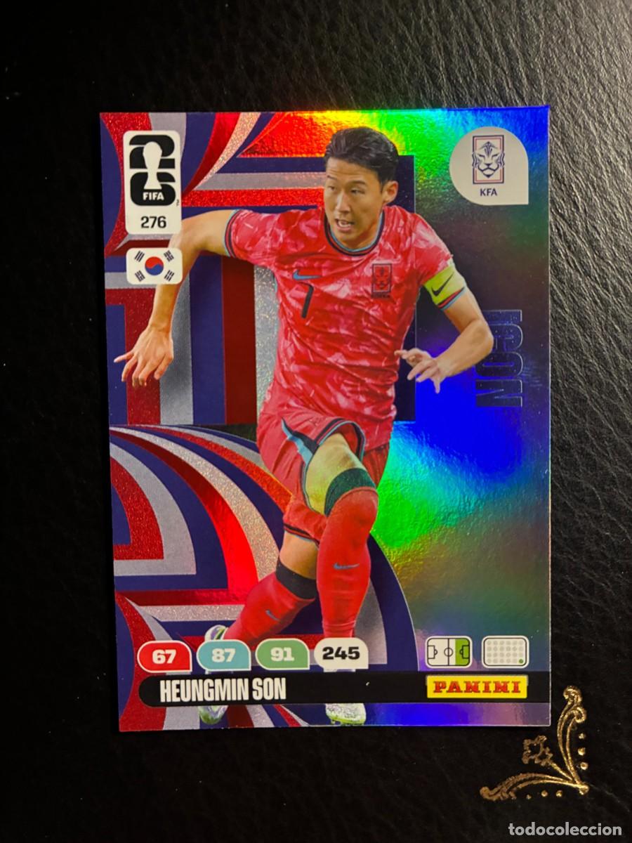 Cromos de f&uacute;tbol: 276 HEUNGMIN SON KOREA ICON FIFA WORLD CUP ADRENALYN MUNDIAL 2026 26 PANINI