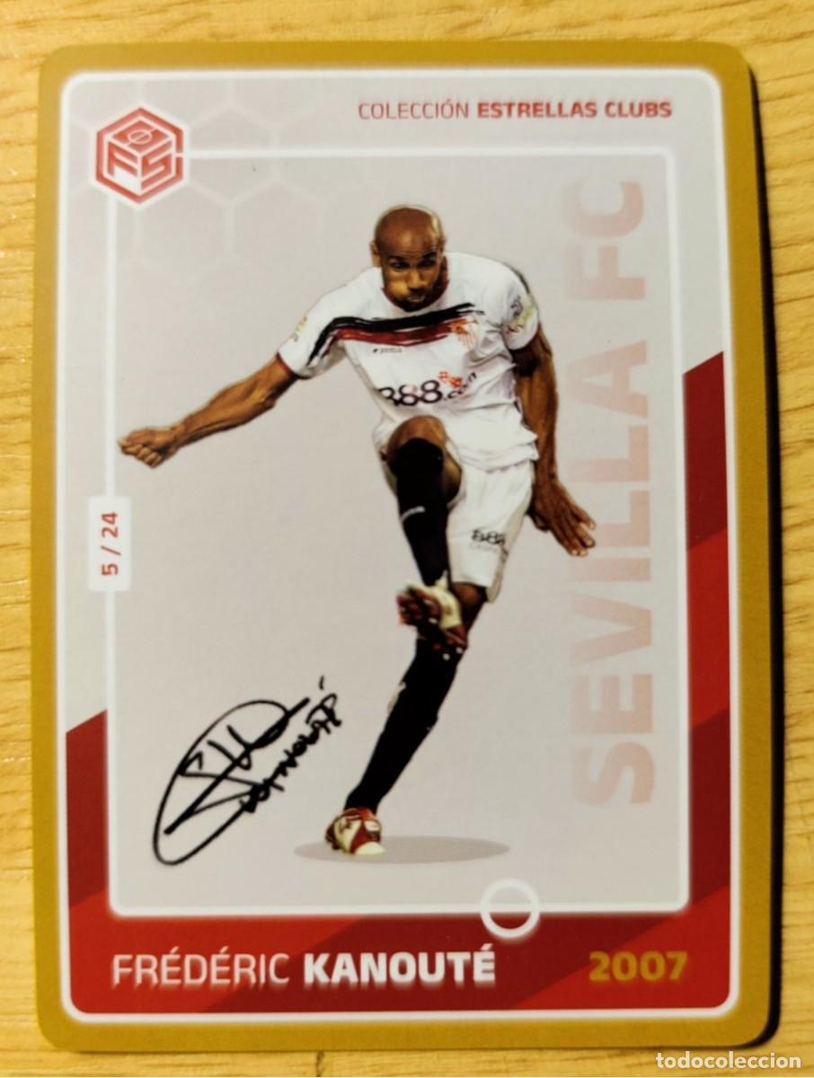 Cromos de f&uacute;tbol: CARD FOOTBALL FREDERIC KANOUTE SEVILLA FC COLECCION ESTRELLAS DE CLUBS 2007 5/24