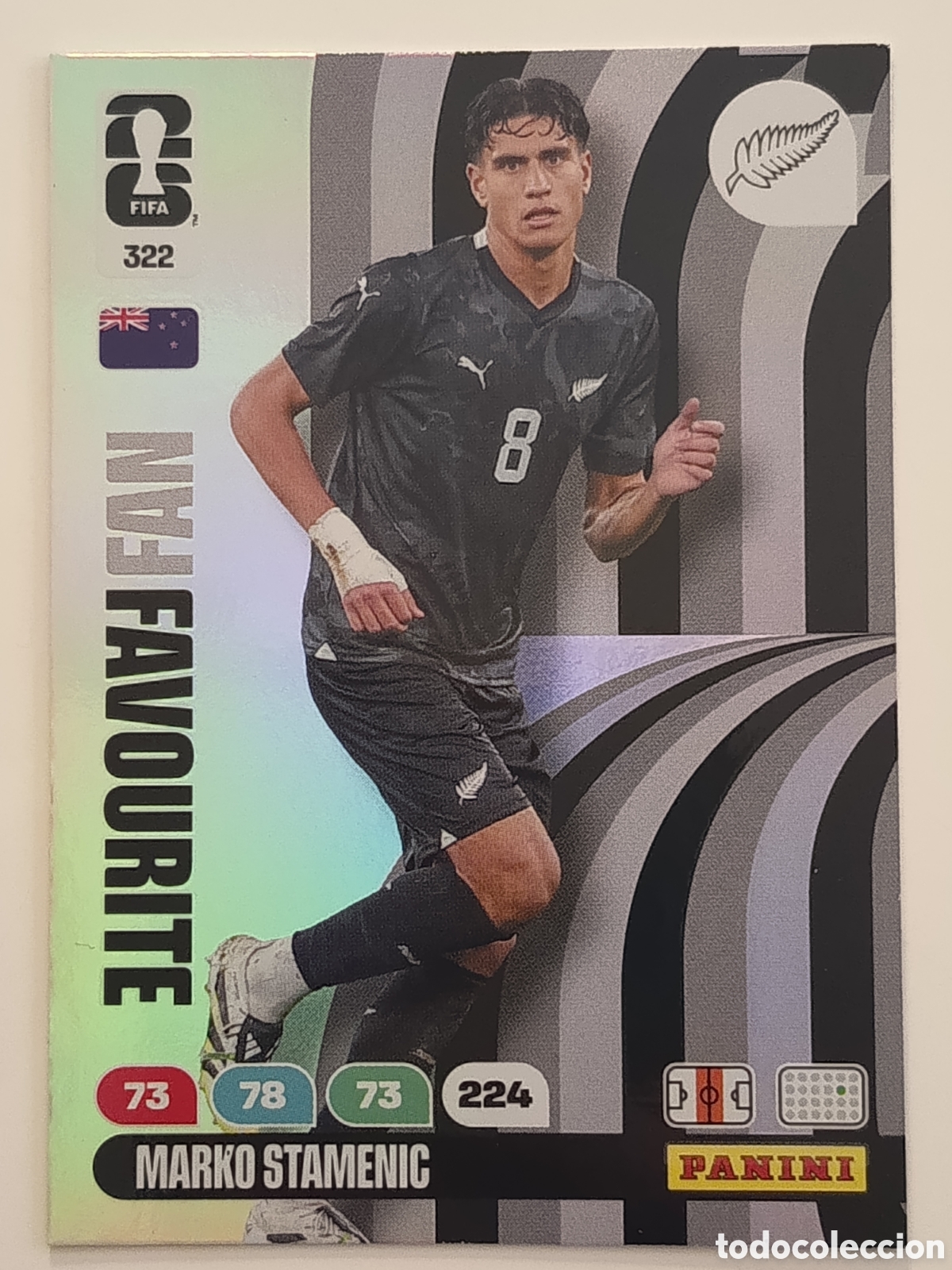 Cromos de f&uacute;tbol: 322 Marko Stamenic fan favourite adrenalyn xl Word cup 2026