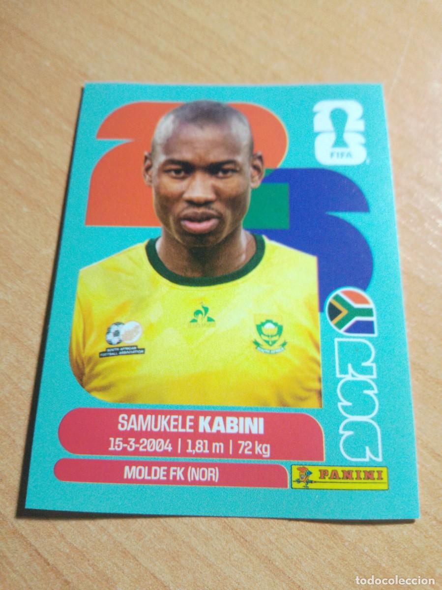Cromos de f&uacute;tbol: KABINI SUD&Aacute;FRICA RSA 5 MUNDIAL FIFA WORLD CUP 2026 26 PANINI STICKERS NUEVO