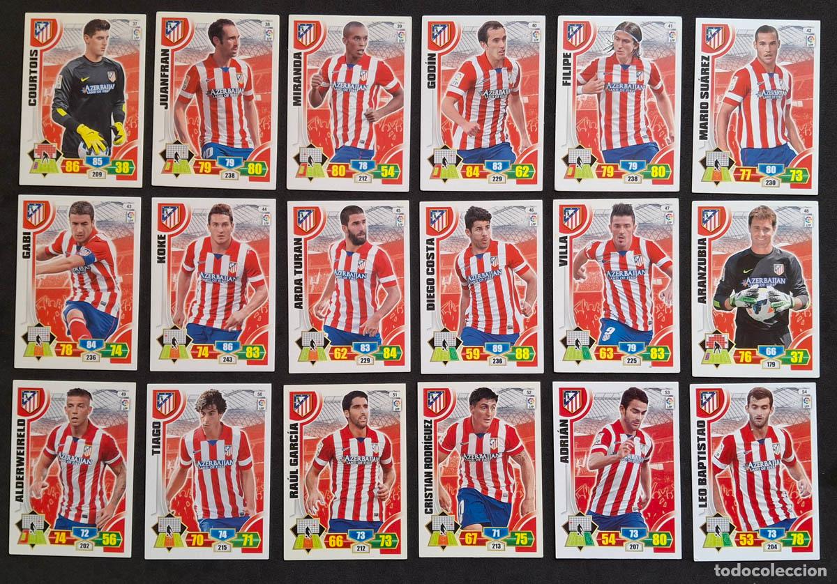 Cromos de Futebol: Atl&eacute;tico de Madrid Adrenalyn XL 2013-2014 13-14