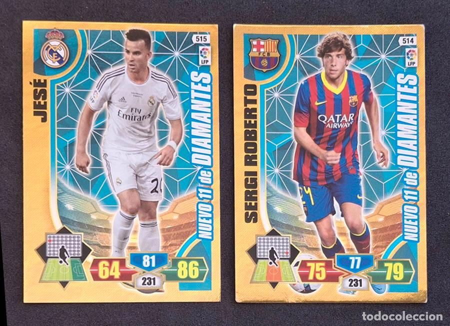 Cromos de Futebol: 2 cromos Nuevo 11 de Diamantes Adrenalyn XL 2013-2014 13-14