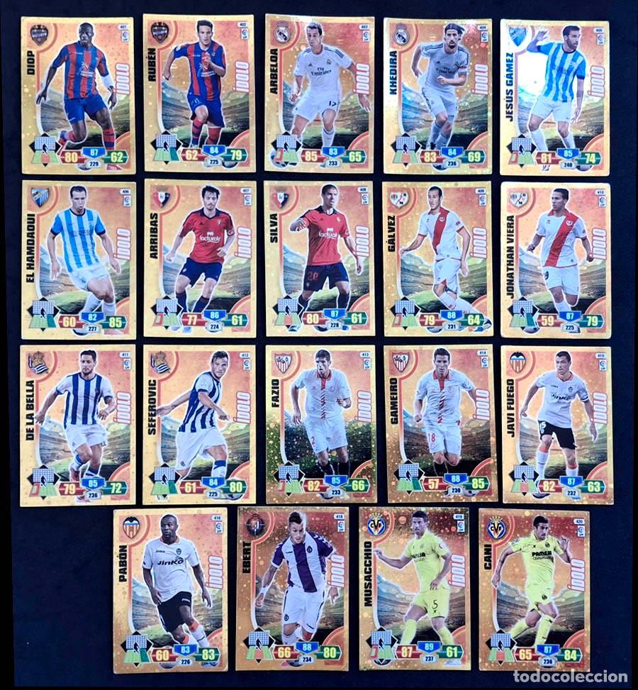 Cromos de Futebol: 19 cromos Idolo Adrenalyn XL 2013-2014 13-14