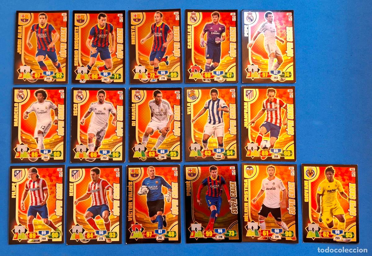 Cromos de Futebol: 16 cromos Super Crack Supercrack Adrenalyn XL 2013-2014 13-14